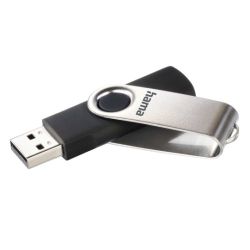 Hama Rotate 128GB USB 2.0 Flash Drive - Rotating Cap, Keyring Hama Rotate 128GB USB 2.0 Flash Drive - Rotating Cap, Keyring